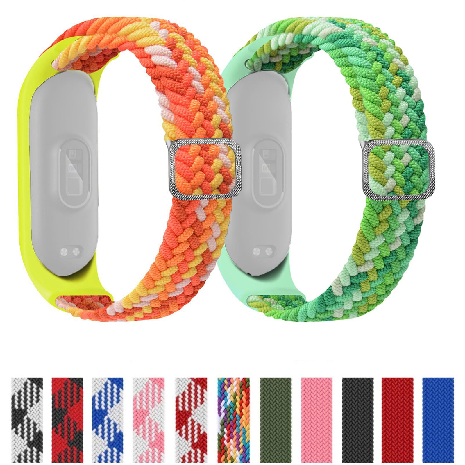 1 Bracelet De Rechange Style Océanique Unisexe Compatible Avec Xiaomi Mi  Band 8/7/6/5/4/3 - Semi-transparent, Mode en ligne