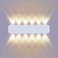 thumbnail image 1 of Luz LED de pared para interiores Lámpara moderna blanca de 12 W, lámpara de pared de aluminio con punto arriba y abajo Luz blanca cálida 3000 K, iluminación de pared de 31 cm para dormitorio Comedor Pasillo oso de fresa Electrónica, 1 of 4