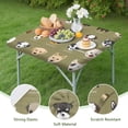 thumbnail image 4 of Dog Breeds Square Fitted Tablecloth with Elastic Edge,Square Table Cover,Washable Elastic Table Cover for Home Kitchen Party Decor 34"x34", 4 of 6