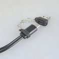 thumbnail image 3 of Multiple Port Charging Cable USB A To C And Little USB 20cm Short For Portable Charging, 3 of 8