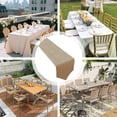 thumbnail image 4 of JZCHUNTOY Linen Solid Color Table Runner, 0.98 x 6.89 FT Dining Table Runner 1 Piece, Wrinkle Resistant Durable Table Cover, Heat Insulation Decorative Runner Fits 3.94-4.92 FT Long Tables, 4 of 6