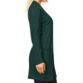 thumbnail image 2 of Women's Casual Long Sleeves Side Pockets Solid Cardigan, 2 of 3