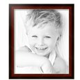 thumbnail image 2 of ArtToFrames 17" x 20" Matte Mahogany with Gold Accent Diploma Picture Frame, 17x20 inch Brown Wood Poster Frame (WOM-5109),  Pack, 2 of 7