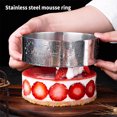 thumbnail image 2 of Bewildely Mousse Cake Mold Acero inoxidable Postre Molde Chocolate DIY Sugarcraft Pastelería Moldes Fondant Galletas Utensilios para hornear Herramientas y accesorios para hornear tipo 3 Bewildely HA081726-03, 2 of 6