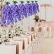 thumbnail image 4 of Decoración del hogar, decoración de habitaciones, flores artificiales, flores lilas, flores de techo, enredaderas, cuerdas, flores decorativas para bodas, ideal para bodas, hogar, oficina, arco, decor, 4 of 6
