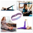 thumbnail image 4 of Unique Bargains 1 Pc Women Yoga Booty Bands for Gym Stretching Exercise 14.96"x3.15" Gradient Blue Purple Polyster Cotton Latex, 4 of 4