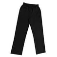 thumbnail image 6 of Womens Sweatpants Relaxed Fit Straigh Leg Sports Pants with Pocket Solid Color Elasticc Waist Slacks Ladies Pants, 6 of 6