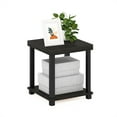 thumbnail image 4 of Furinno Turn-N-Tube Classic 2-Tier End Table, Side Table, Espresso/Black, 4 of 6