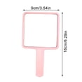 thumbnail image 3 of Fully Square Mirror With Handle Mini Travel Pocket Mirror Portable Beauty Makeup Mirror, 3 of 8