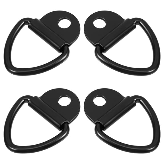 OUNONA 4pcs Trailer Tow Hooks For Heavy Duty Cargo Trailer Hooks Track Trailer Carbon Steel Tie Down Anchors Rv Tie Down Anchors Trailer Tow Hook