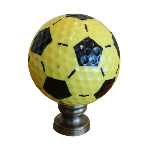 Soccer Ball Ceiling Fan Pull, 2.25"h with 12" Antiqued Brass Chain