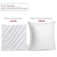 thumbnail image 3 of Nestl Velvet Throw Pillow Covers Solid Square Soft Decorative Pillow Cover for Sofa, 24" x 24", White, Pack of 4, 3 of 8