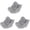 Grey 3PCS, variant on Microwave Bowl Holders for Kitchen Use Heat Potholders Cozy Soup Bowl Pads Multipurpose Insulated Plate Holders for Hot Food Serving, 18 cm, Grey 1PCS
