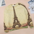 thumbnail image 6 of Eiffel Tower Womens Casual Crewneck Sweatshirt Long Sleeve Tops Cute Pullover Loose Fit, 6 of 7