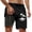 Z154-Black, variant on CHENge Swim Trunks Men Retro Athletic Palm Tree Print Quick-Dry Surf Board Shorts with Built-In Briefs Anti-Chafe Swimwear Bathing Suits