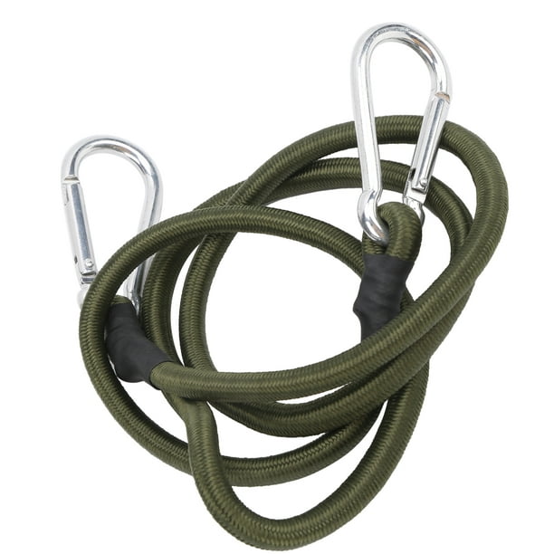 Bungee Cord with Carabiner Elastic Rope Buckle Hook Multipurpose Mini Bungee
