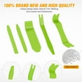 thumbnail image 4 of GOOACC 6Pcs Auto Trim Removal Tool Kit No-Scratch Tool Kit for Car Audio Dash Panel Window Molding Fastener Remover Tool Kit-Green, 4 of 8