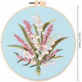 thumbnail image 4 of Yazoeia Beginner Embroidery Kits, Embroidery Starter Kits with Flower Bouquet Patterns, Embroidery Materials Clothes Colored Threads Needles Hoops Instructions S128 One size CJC912-149206, 4 of 9
