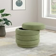 thumbnail image 6 of Cecil Storage Ottoman in Moss Green Fabric, 6 of 7