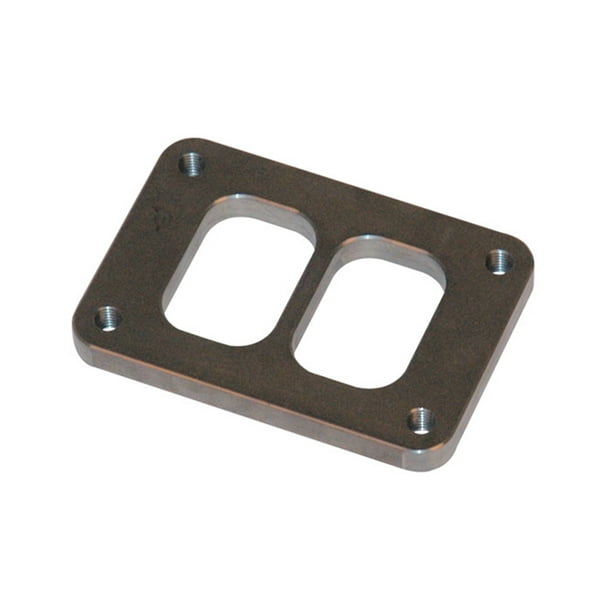 Vibrant T04 Turbo Inlet Flange (Divided Inlet) Mild Steel 1/2in Thick main image 1