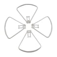 thumbnail image 1 of BELOVING 2xRC Protecteur de Pale de Commande de Protecteur d'Hélicoptère pour Z3, Blanc, 3 Pcs, 1 of 9