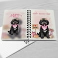 thumbnail image 4 of Happy Mother's Day Portuguese Water Dog Love Dog Mom Heart Flower Spiral Bound Journal PWD Portie Fishing Dog Lover 5x7in Spiral Notebook - 12004, 4 of 5