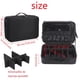 thumbnail image 2 of Bolsa Grande de Maquillaje Profesional Impermeable, Organizador de Cosméticos con Divisores Ajustables Bolsa de Viaje Portátil para Herramientas de Belleza y Accesorios de MaquillajeProfesional, 2 of 7