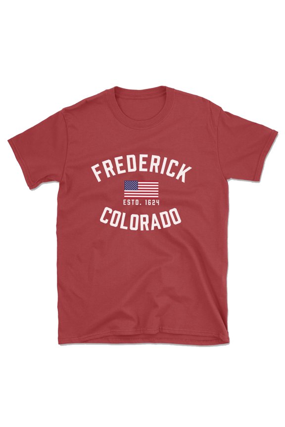 Frederick Colorado Patriot Men's Cotton T-Shirt