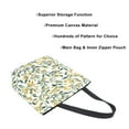thumbnail image 3 of FORMRS Womens Canvas Tote Bag with Zipper Inner Pocket Shoulder Handbag, Autumn Greenery, 3 of 7