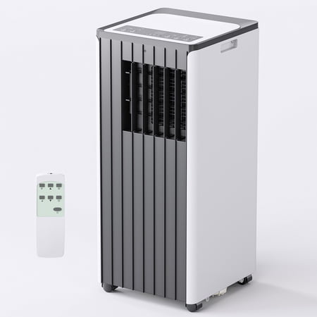 12000BTU Portable Air Conditioner - Portable AC Unit with Built-in Dehumidifier Fan Mode for Room up to 450 sq.ft. - Room Air Conditioner with 24Hour Timer & Remote Control Window Mount Kit