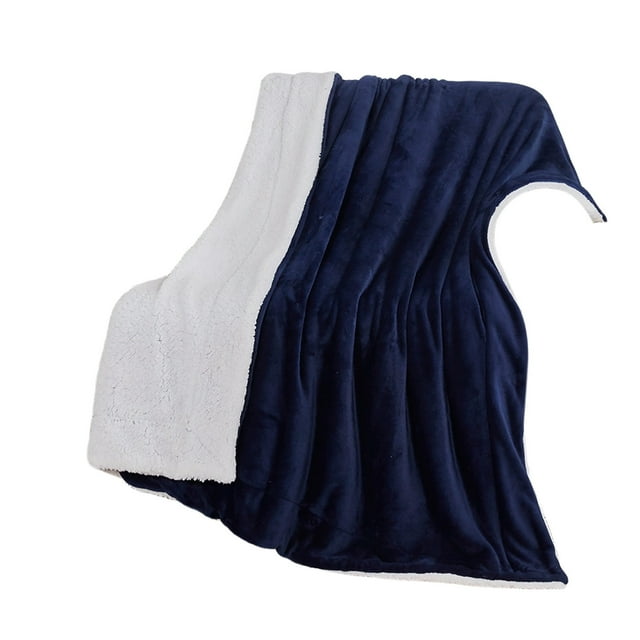 Mantas Cálidas para el Invierno, Manta de Lana Suave de Doble Capa de 100x150cm, Acogedor Peluche Infantil, Mantas Gruesas para el Invierno