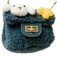 thumbnail image 1 of Bolso bandolera Bolso bandolera de felpa con correa de cadena, 1 of 6