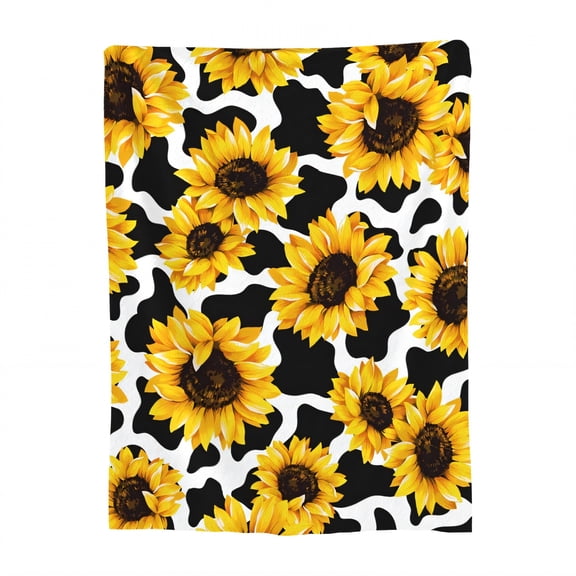 AUQCO Cozy Fleece Throw Blanket, Cute Colorful Couch Office Blanket, Soft Decor Throw For Living Room, Warm Cozy Blanket For All Seasons(51*60In)
