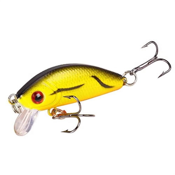 YSYSPJM Fishing Lures 50mm 4.2g Minnow Artificial Bait Rock Swimming Jig Wobbler Hard Bait Fishing Tackle for Fishing (Color : 2)