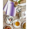 thumbnail image 4 of Purple White Ombre Kitchen Dish Towels for Drying Dishes Set of 3, Modern Abstract Art Farmhouse Gradient Waffle Weave Microfiber Hand Tea Bathroom Towels Quick Dry & Absorbent Towel 15.7x23.6, 4 of 7