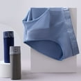 thumbnail image 3 of BAETEUY Men Briefs Mid-rise Slim Fit - High Elasticity Panties Solid Color Underwear, 3 of 8