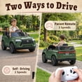 thumbnail image 4 of UBesGoo Licensed Lexus 24V Powered Ride on Car Toy for Kids, Electric Car with Remote Control, LED Lights, Bluetooth, Age 3+, Green, 4 of 8