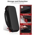 thumbnail image 3 of Switch 2 Case Compatible with NS Switch 2 (2025) and Switch/Switch OLED, Switch Travel Carrying Case Hard Shell Protective for NS Switch 2 Accessories and Switch 2 Games, 3 of 7