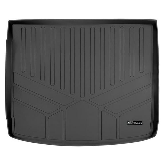 All Weather Custom Trunk Floor Mat & Cargo Liner with Standard Bose Sound System for 2011-2018 Porsche Cayenne, Black