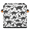Multicolor 2, variant on CURLYOOT Dinosaur Skeleton 11 x 11 Inch Cube Storage Bin, Fabric Storage Cube Foldable Basket with Leather Handles, Organizer Basket for Closet Shelves