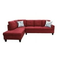 thumbnail image 3 of Ainehome Furniture Modern L-Shaped Sectional Sofa, 2 Pieces Living Room SET, Left Hand Facing/Red, 3 of 8