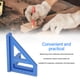 thumbnail image 5 of Regla Triangular De Inglete, Regla De Medición De Múltiples ángulos 3D, Peso Ligero Preciso Para Carpinteros Para Piezas De Trabajo, 5 of 7