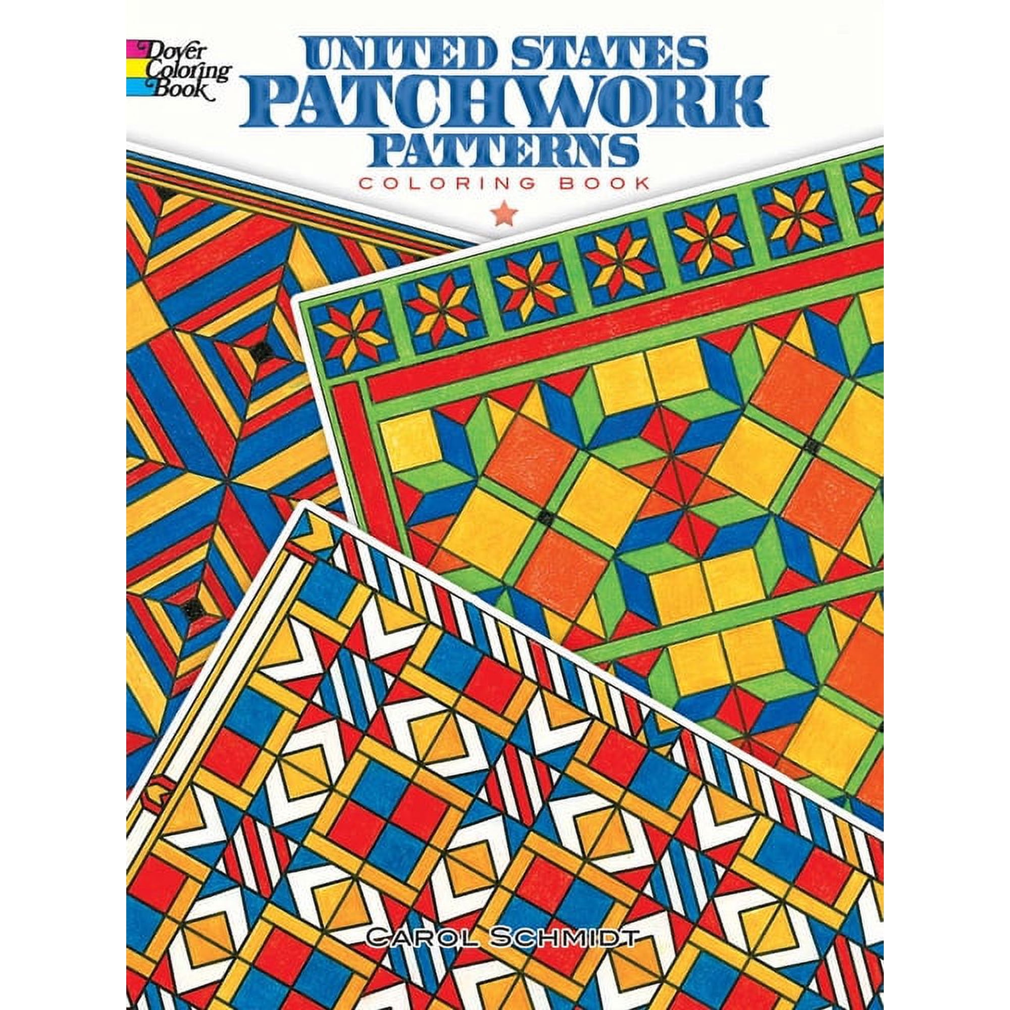 Dover Design Coloring Books United States Patchwork Patterns Coloring Book (Paperback)