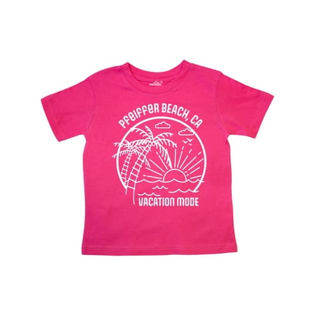 

Inktastic Summer Vacation Mode Pfeiffer Beach California Gift Toddler Boy or Toddler Girl T-Shirt