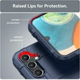 thumbnail image 6 of Durable Sturdy Phone Case for Samsung Galaxy A14 5G, Heavy Duty Shockproof Slim Rugged Phone Case Bumper Rugged Cover for Samsung Galaxy A14 5G HD Blue, 6 of 14