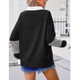 thumbnail image 5 of Zeagoo Fall Sweatshirts for Women Button Up Tops Henley V Neck Pullover Casual Comfy Shirts Fashion Clothes, 5 of 6