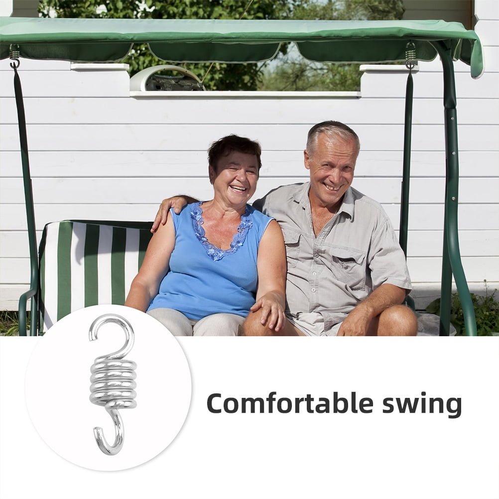 OUNONA  4 Pcs Chair Spring Sandbags for Flooding Baby Swing Fitness Silver