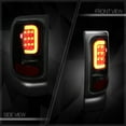 thumbnail image 6 of DNA Motoring For 94-02 Dodge Ram 1500 2500 3500 LED Red C-Tube Tail Light Brake Lamps Pair Smoked, 6 of 7