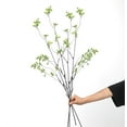 thumbnail image 5 of Duslogis 35.4'' 4Pcs Artificial Ficus Branches Fake Greenery Stems Faux Ficus Twig Plants Green Fake Leaf Spray Green for Home Office Wedding Vase Filler Banquet Home Decoration (Green), 5 of 7