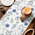thumbnail image 3 of Table Runners 70 Inches Long Dress Scarves, Blue Floral Spring Farmhouse Coffee/Dining/Kitchen Table Decor, Holiday Table Runner, Pine Needles Green Botanical Chic 13x70 Inch, 3 of 9
